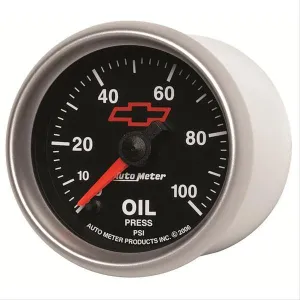 AutoMeter Sport-Comp II Chevy Red Bowtie Analog Gauges 3653-00406