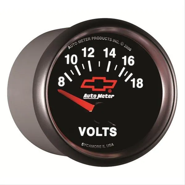 AutoMeter Sport-Comp II Chevy Red Bowtie Analog Gauges 3692-00406
