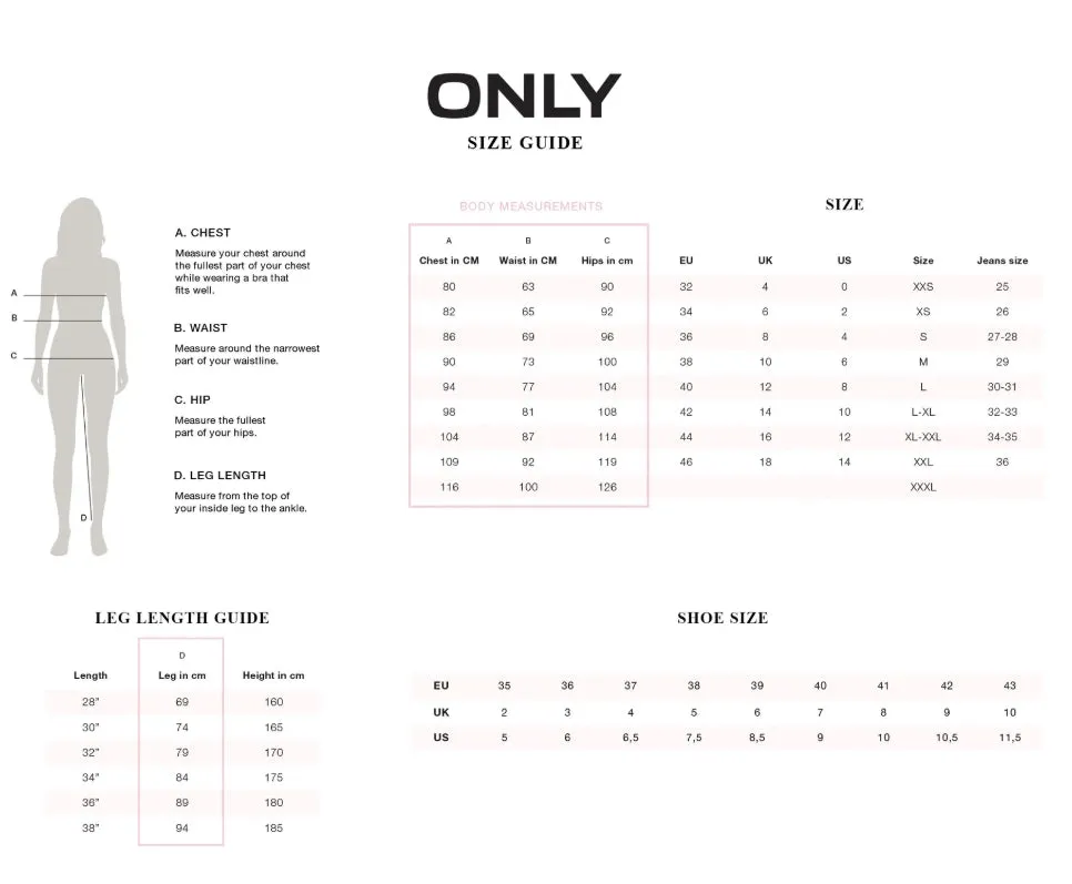 ONLY ONLPOPTRASH Regular Fit Classic trousers In 32L In Blue Graphite